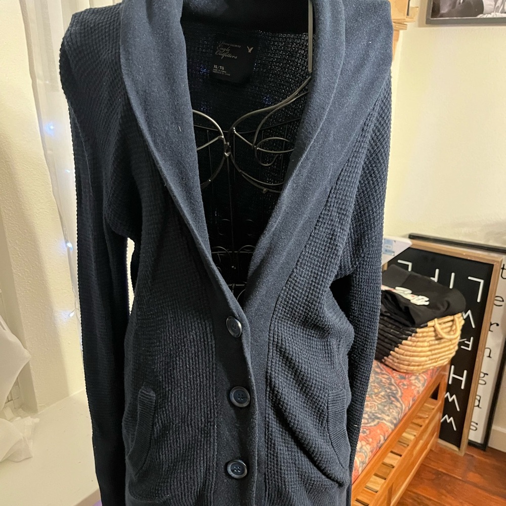 American Eagle Button Up Sweater